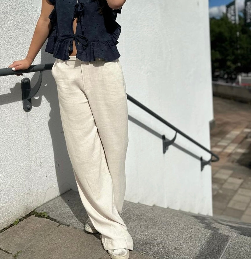 OBJSANNE Pants - Sandshell